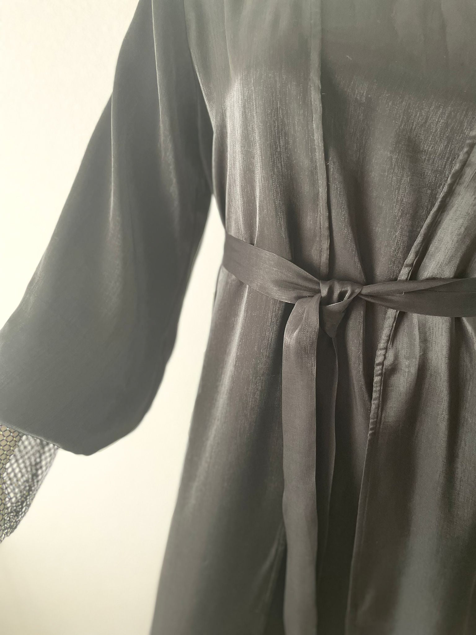 Abaya Sara - Pistache groen/ Zwart