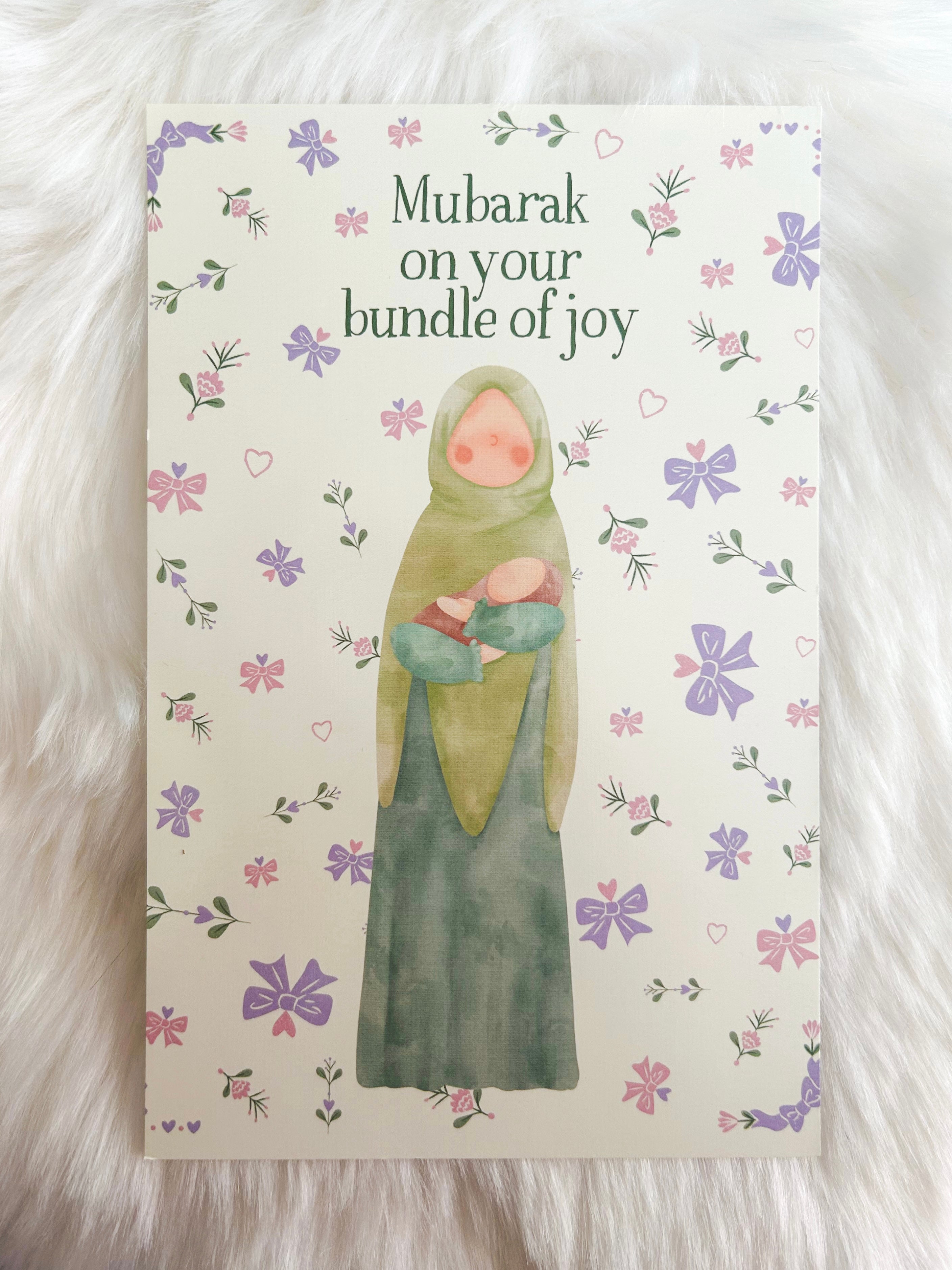 “Mubarak on your bundle of joy”