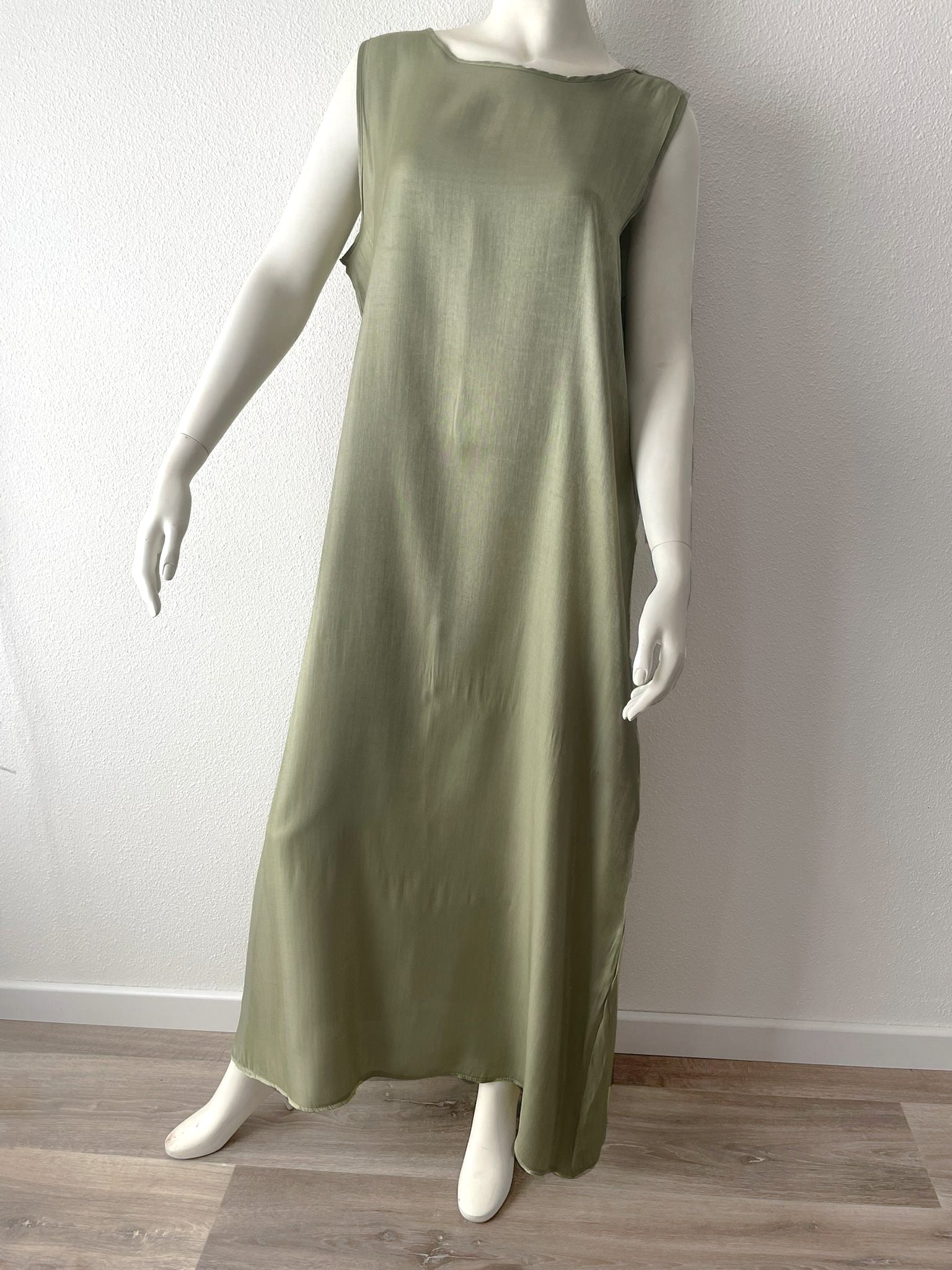 Abaya Sara - Pistache groen/ Zwart