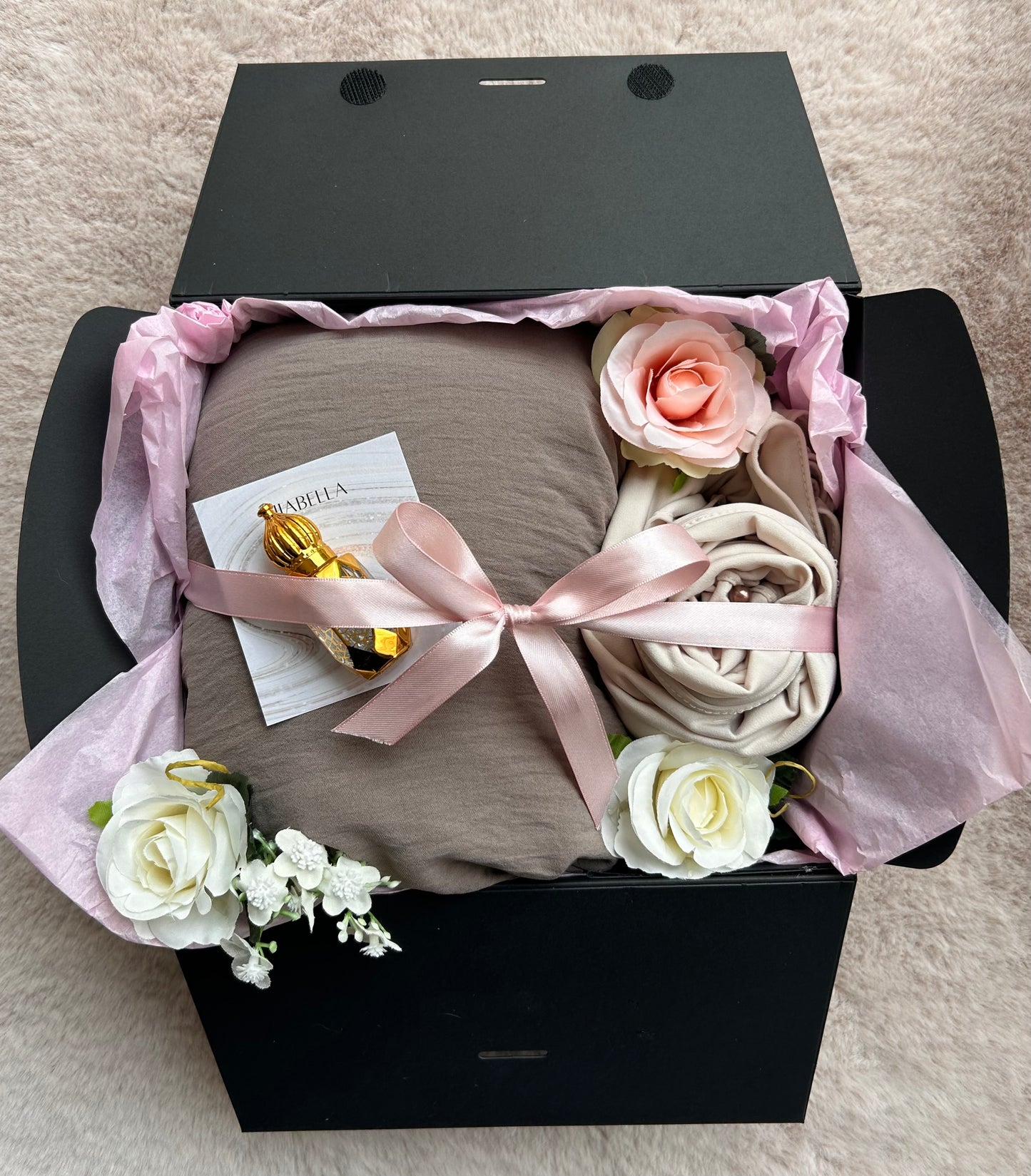 Giftbox Abaya Nadia - Brown