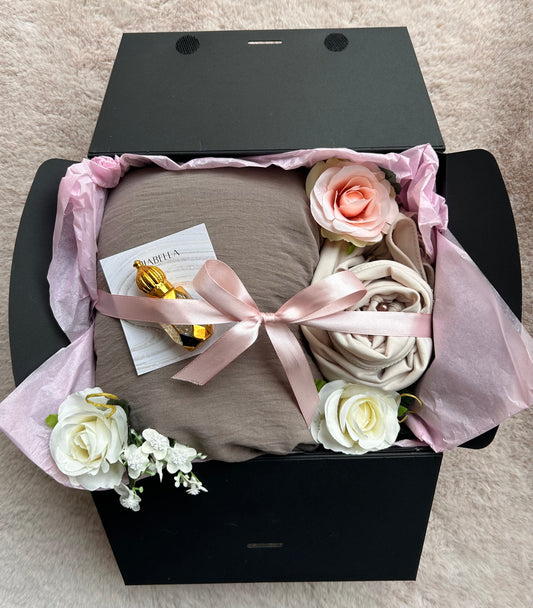 Giftbox Abaya Nadia - Brown